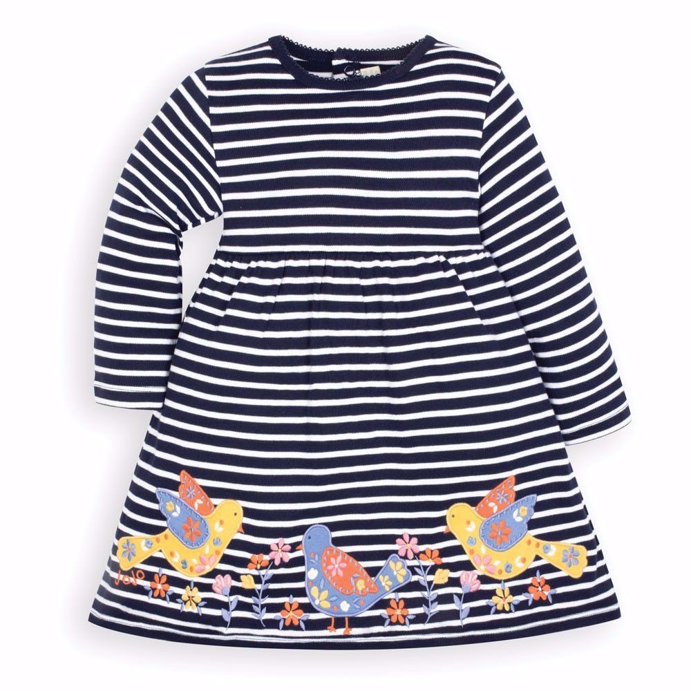 COPY - Girls Striped Fall/Winter Dress